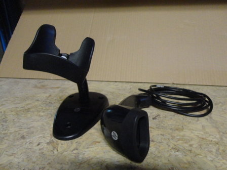 HP QD2100 USB 1D Barcode Scanner + Standaard