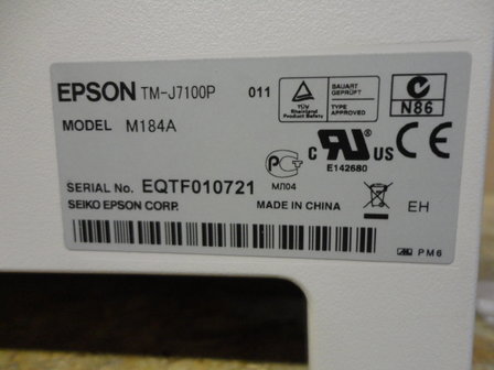 Epson TM-J7100P  POS Kassa Matrix Printer - M184A
