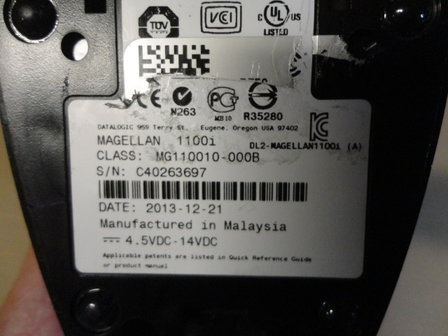 Datalogic Magellan 1100i - 1D & 2D USB Barcode Scanner