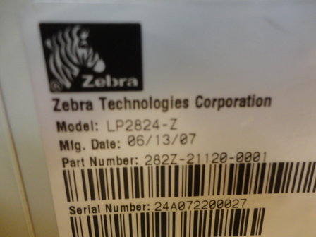 Zebra LP2824-Z Thermische Label Printer - USB &amp; Serieel