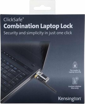Kensington Clicksafe Combination Laptop Slot for Dell Devices - 0D6FY7