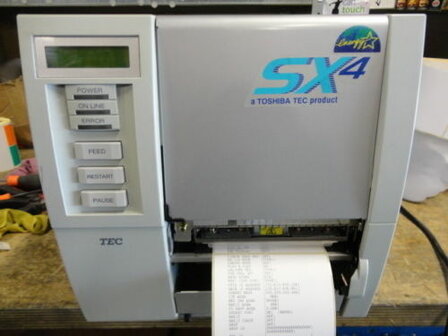 TOSHIBA TEC B-SX4T Thermal Barcode / Label Printer Parallel &amp; Netwerk