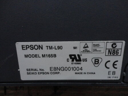 Epson TM-L90 POS Kassa Label Printer - M165B - Zwart