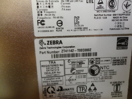 Zebra ZT411 Thermische Label Printer WIFI + LAN + USB+ BT   203Dpi