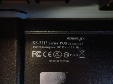 POSIFLEX KS-7215  Kassasysteem - Touchscreen - All in one - 15 Inch