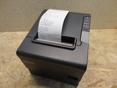 EPSON TM-T88VI Bon Printer - M338A - Zwart - Ethernet Nieuw