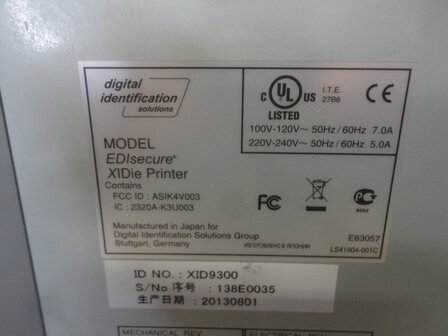 Matica XID9300 Retransfer Color Card Printer PVC ID - USB / LAN 