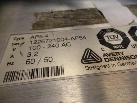 AVERY Dennison AP5.4 Thermo Transfer Label Drucker PERFECT 300dpi USB &amp;Network