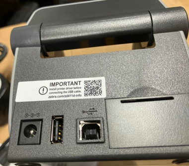 Zebra ZD411 Thermische Label Printer USB  NIEUW - ZD4A022-D0EM00EZ