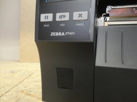 Zebra ZT421 Thermal Label Printer + CUTTER - 300dpi USB &amp; Netwerk 