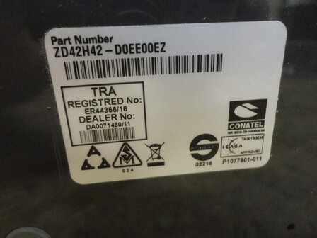 Zebra ZD421 Thermische verzend Label Printer USB LAN BT 203Dpi wit