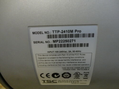 TSC TTP-2410M PRO  Barcode Label Printer USB + Netwerk 203Dpi 