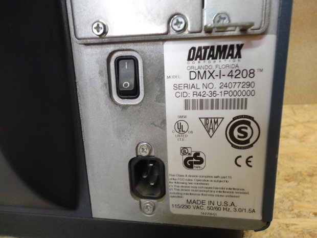 Datamax I Class - 4208 Thermal Transfer Barcode Label Printer - Parallel 200DPI