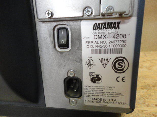 Datamax I Class - 4208 Thermal Transfer Barcode Label Printer - Netwerk 200DPI