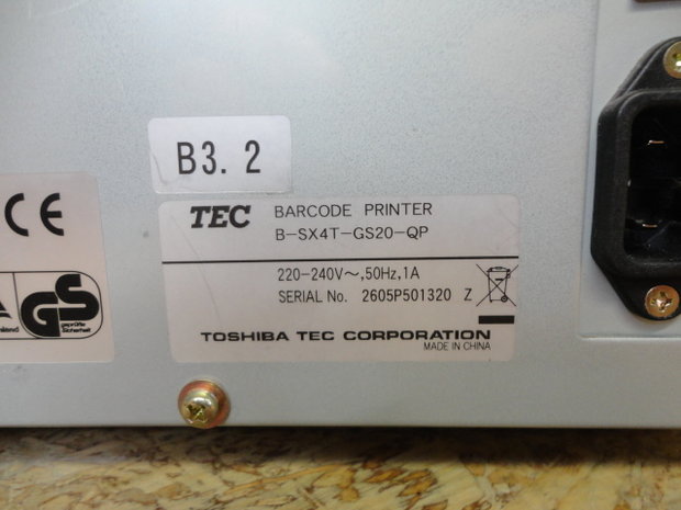 TOSHIBA TEC B-SX4T + Cutter Thermal Barcode / Label Printer RJ-45 Ethernet