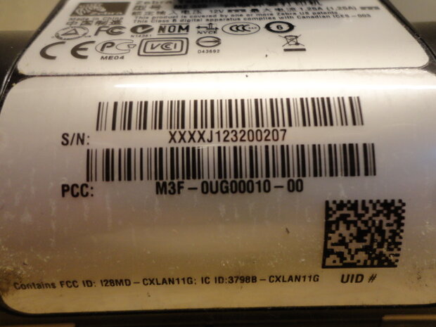 Zebra MZ320 Mobile 802.11b/g WIFI Portable Label Label Printer 