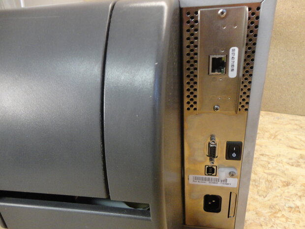 Zebra ZT410 Thermische Label Printer met PEEL * LAN + USB  300Dpi