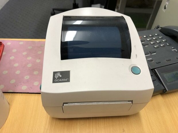 Zebra GC420D Thermisch Direct  Verzend Label printer USB 