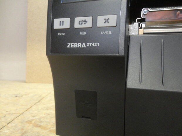 Zebra ZT421 Thermal Label Printer + CUTTER - 300dpi USB & Netwerk 
