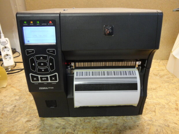 Zebra ZT420 Thermal Transfer Label Printer - Nieuwe 300dpi printkop  - Netwerk USB BT