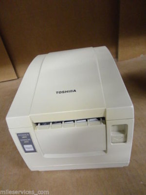 Toshiba TRST-56 POS Thermische Kassa Bon Printer Serieel + PSU