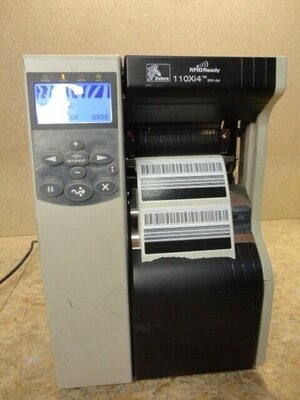 Zebra 110Xi 4 - 300dpi Thermische Barcode Label Printer USB + Netwerk