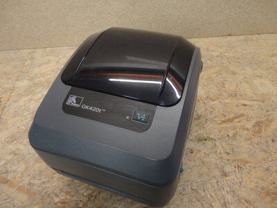 Zebra GK420T Thermisch Transfer Barcode Label Printer USB + Netwerk