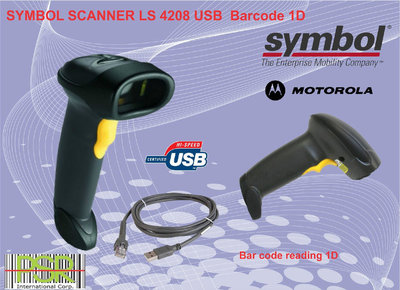 Symbol LS4208  Barcode Scanner - 1D
